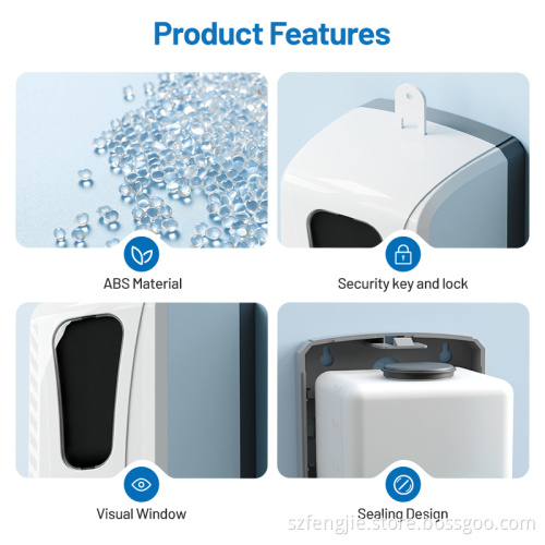 Wholesale Automatic Wall-Mounted Infrared Alcohol Hand Sanitizer Dispenser
